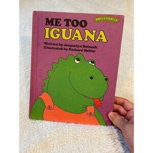 Vintage 1970s Sweet Pickles Me Too Iguana Hardcover Children's Book